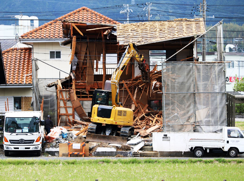 一戸建ての解体