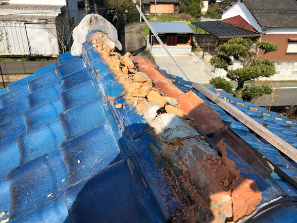 屋根補修ビフォー
